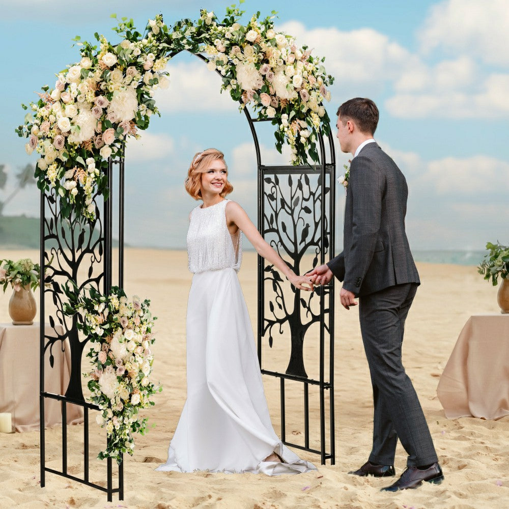 Metal Tree of Life Garden Arbor | Plow & Hearth