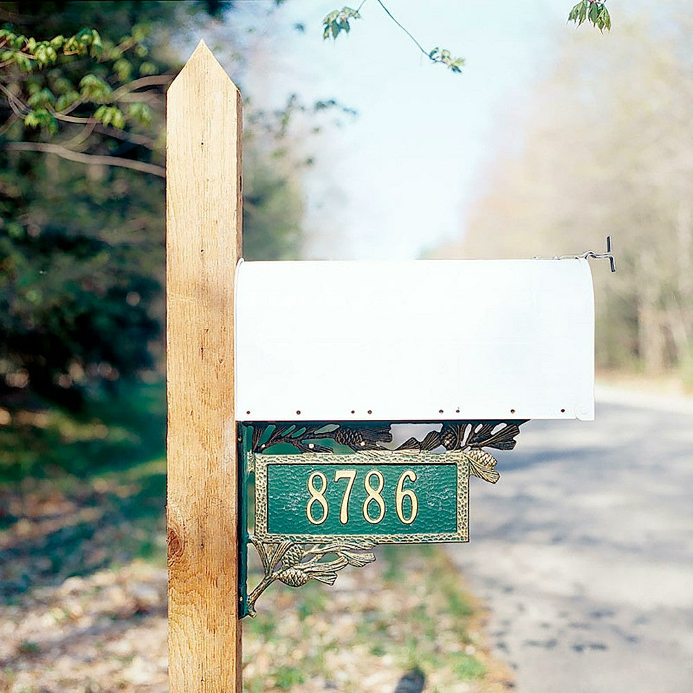 Pine Cone Address Plaque | Plow & Hearth