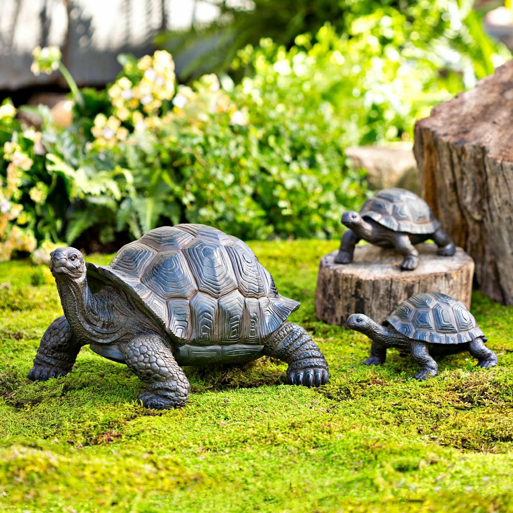 Tortoise Family Resin Garden Accents | Plow & Hearth