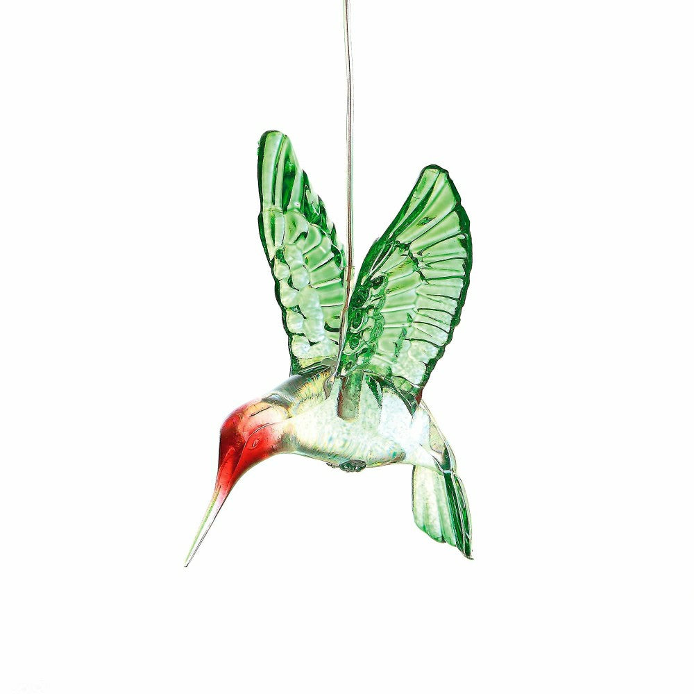 Cottage Garden Mobile, Solar Mobile, Painted Hummingbird | Plow & Hearth