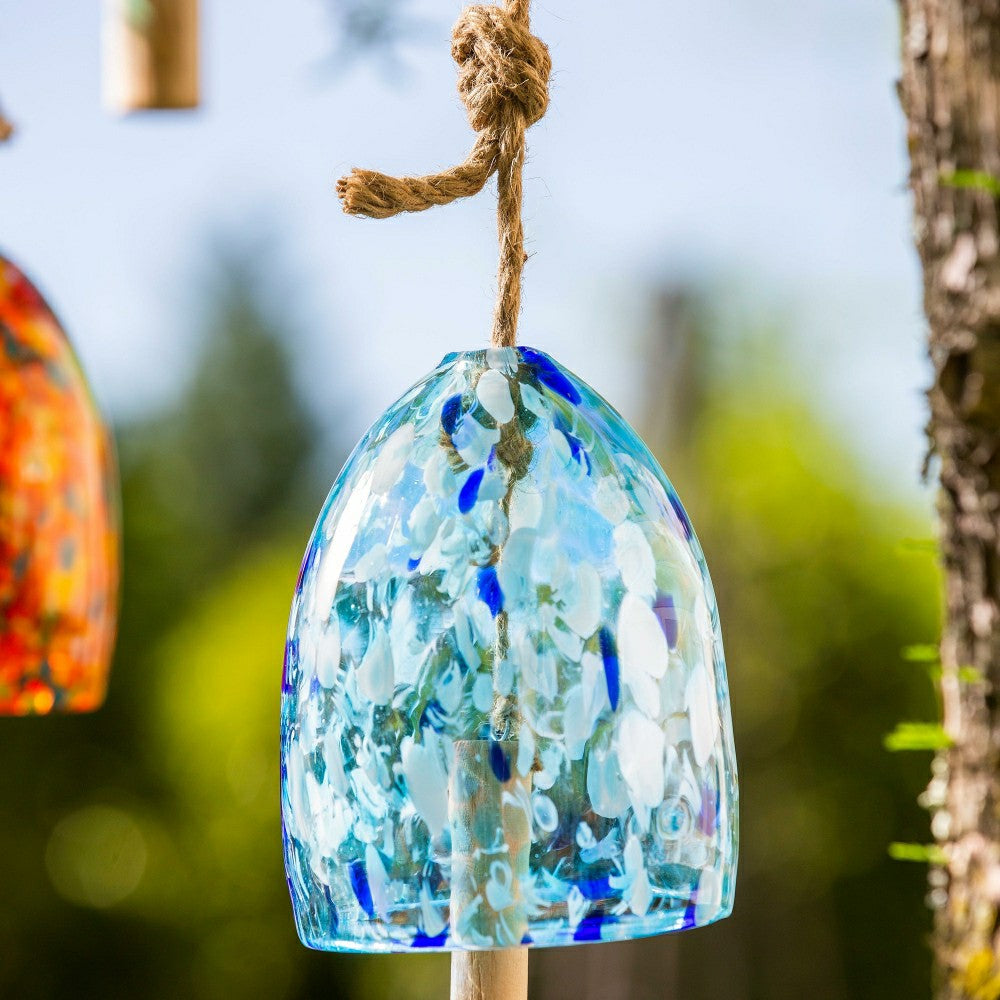 Art Glass Garden Bell Chime | Plow & Hearth