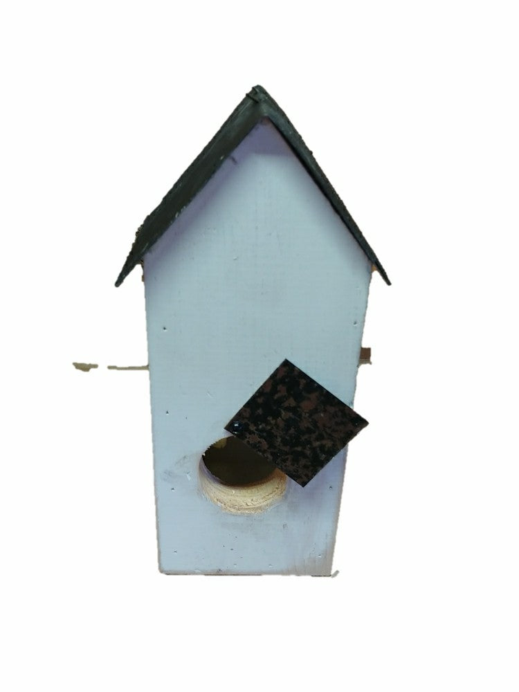 Butterfly Bird House with Hand Painted Flowers and Metal Roof | Plow & Hearth