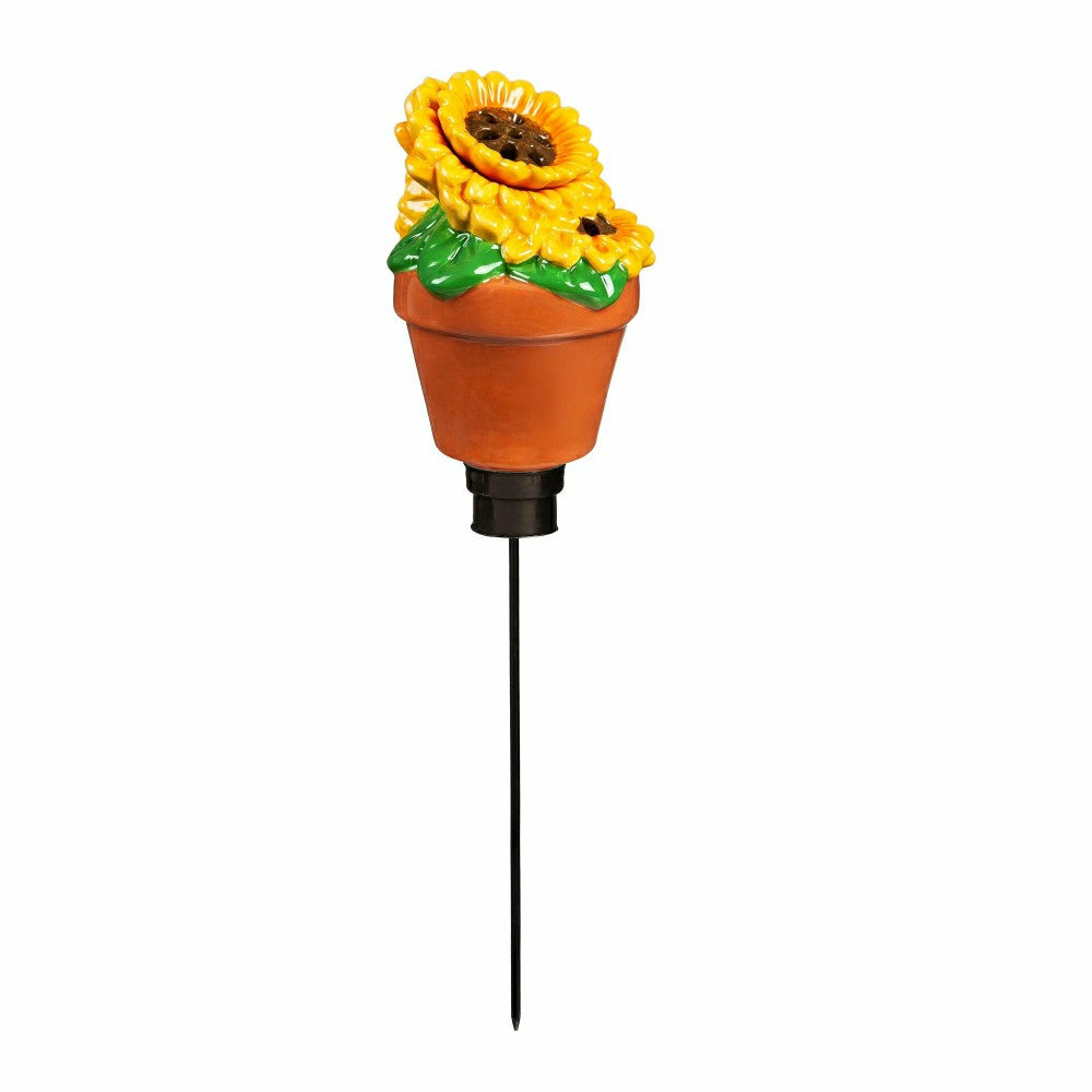 Whimsical Ceramic Fruit Fly/Gnat Trap with Watering Globe | Plow & Hearth