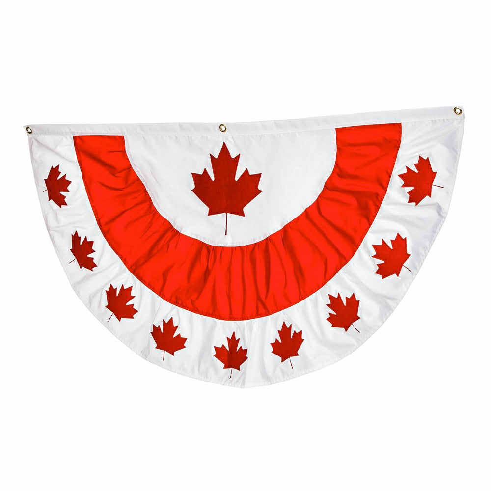 Canadian Maple Leaf Applique Bunting | Plow & Hearth