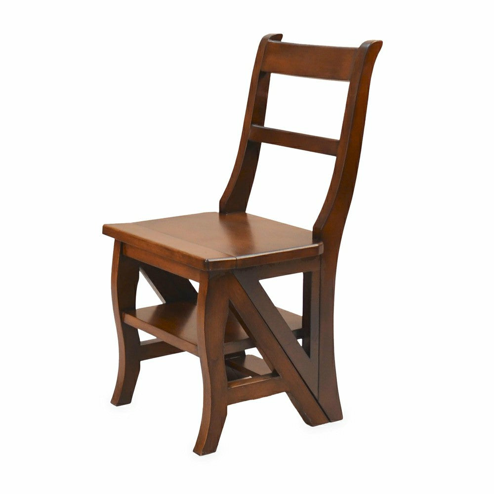 Reproduction Parawood Ben Franklin Convertible Ladder Chair | Plow & Hearth