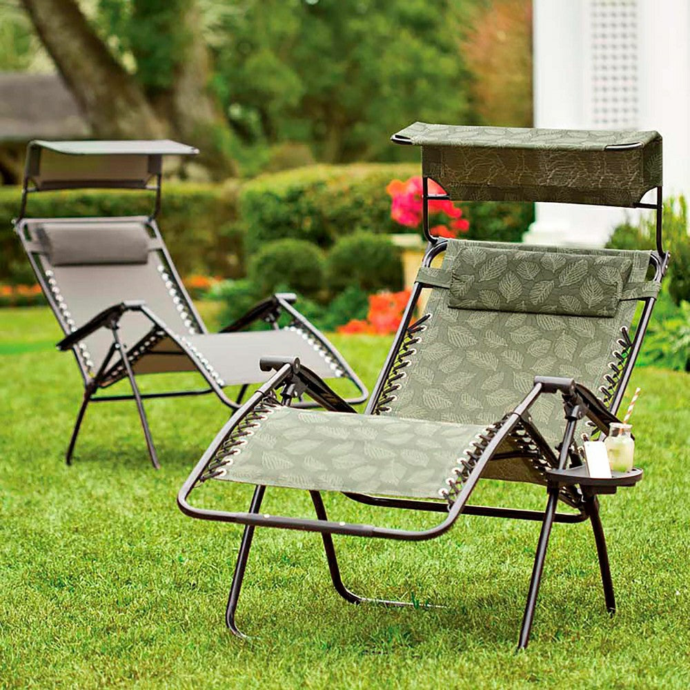 Zero Gravity Chair With Awning | Plow & Hearth