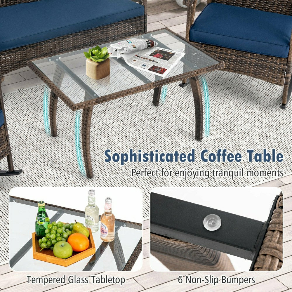 Outdoor Wicker Rocking Set | Plow & Hearth
