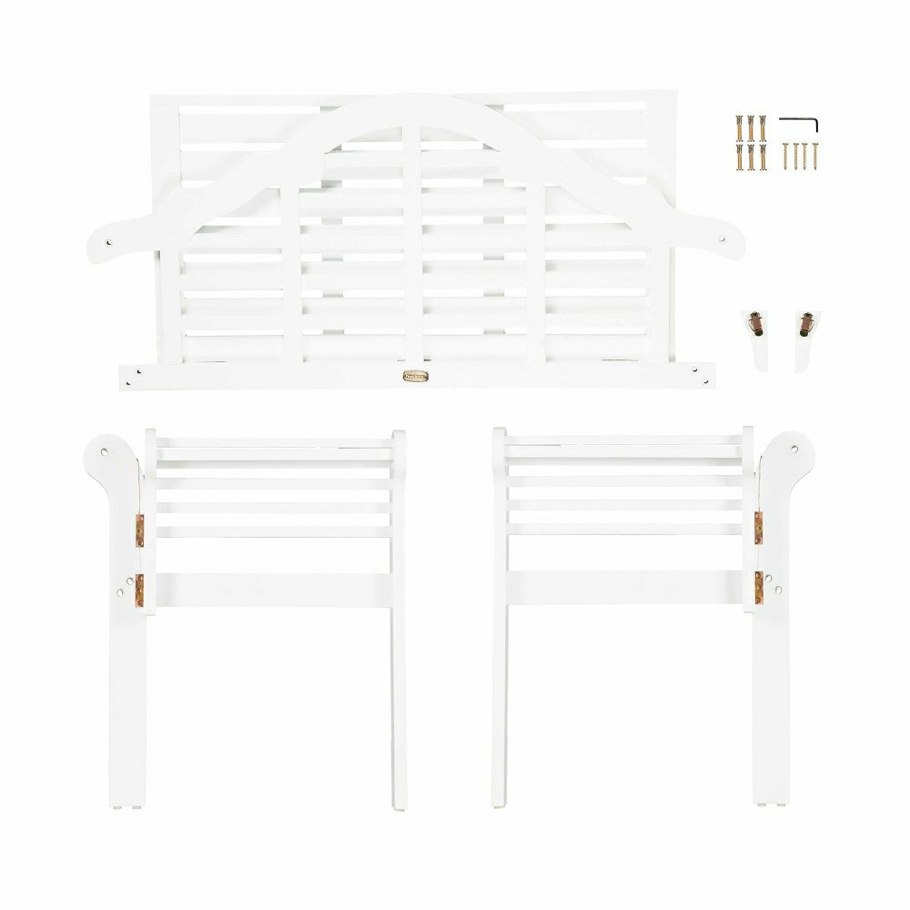 Lutyens Wood Garden Bench | Plow & Hearth