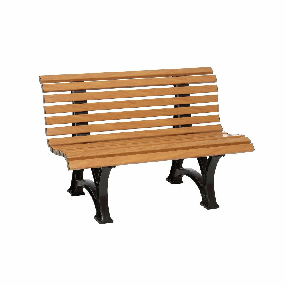 Ergonomic Weatherproof PVC Garden Bench | Plow & Hearth