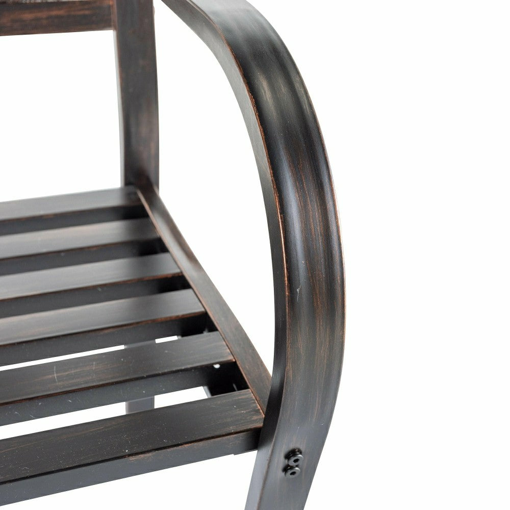 Welcome Metal Garden Bench | Plow & Hearth