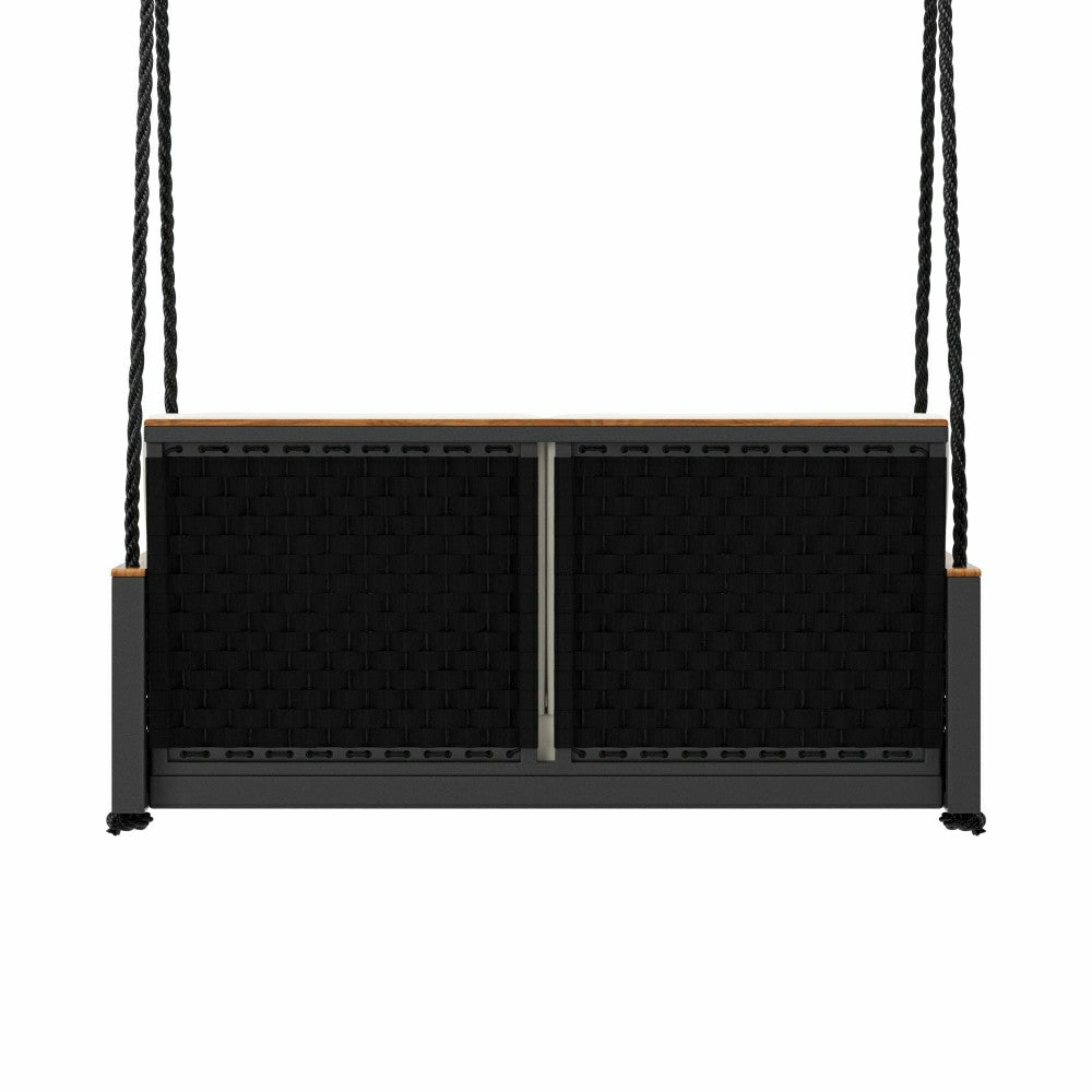 East Green Linden Porch Swing With Cushions | Plow & Hearth