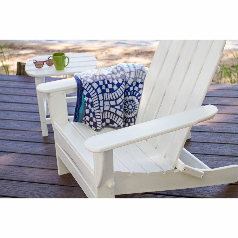 POLYWOOD® Classic Oversized Folding Adirondack Chair | Plow & Hearth