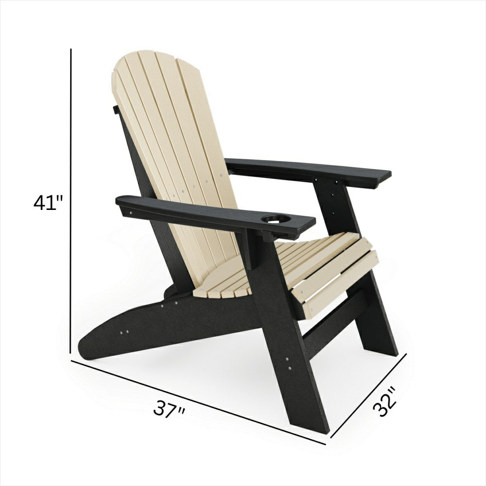 St. Simons Curved Back Adirondack Chair | Plow & Hearth