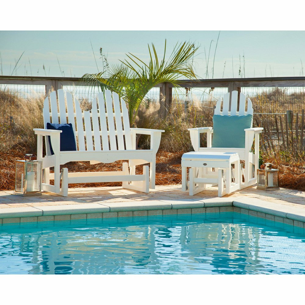 POLYWOOD® Classic Adirondack Glider Chair | Plow & Hearth