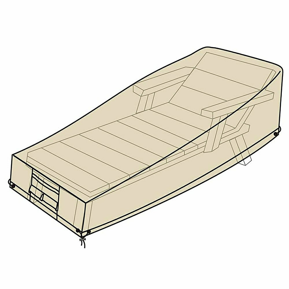 Deluxe Long Chaise Cover | Plow & Hearth