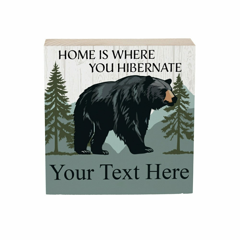 Northwoods Black Bear Mini Plock (6"x6”x1.9“) | Plow & Hearth
