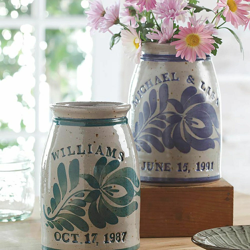 Personalized Wedding Crock | Plow & Hearth