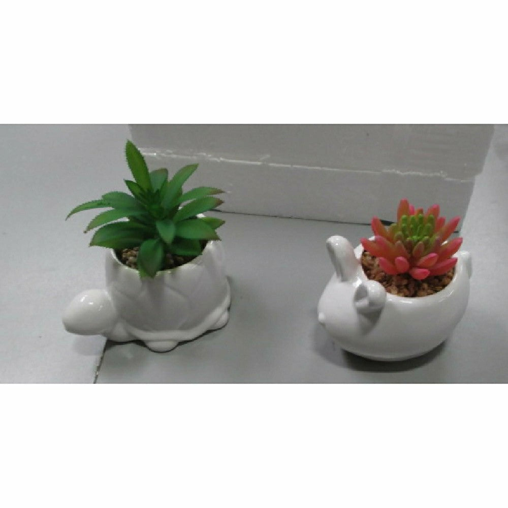 Set of 2 Animal Succulent Planter | Plow & Hearth