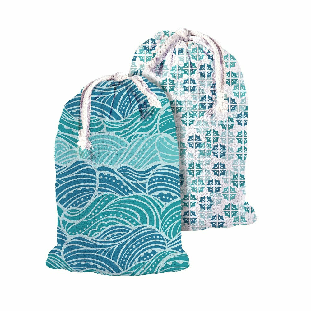 Make Waves Quick Dry Towel and Matching Carrying Case, 60" x 30" | Plow & Hearth