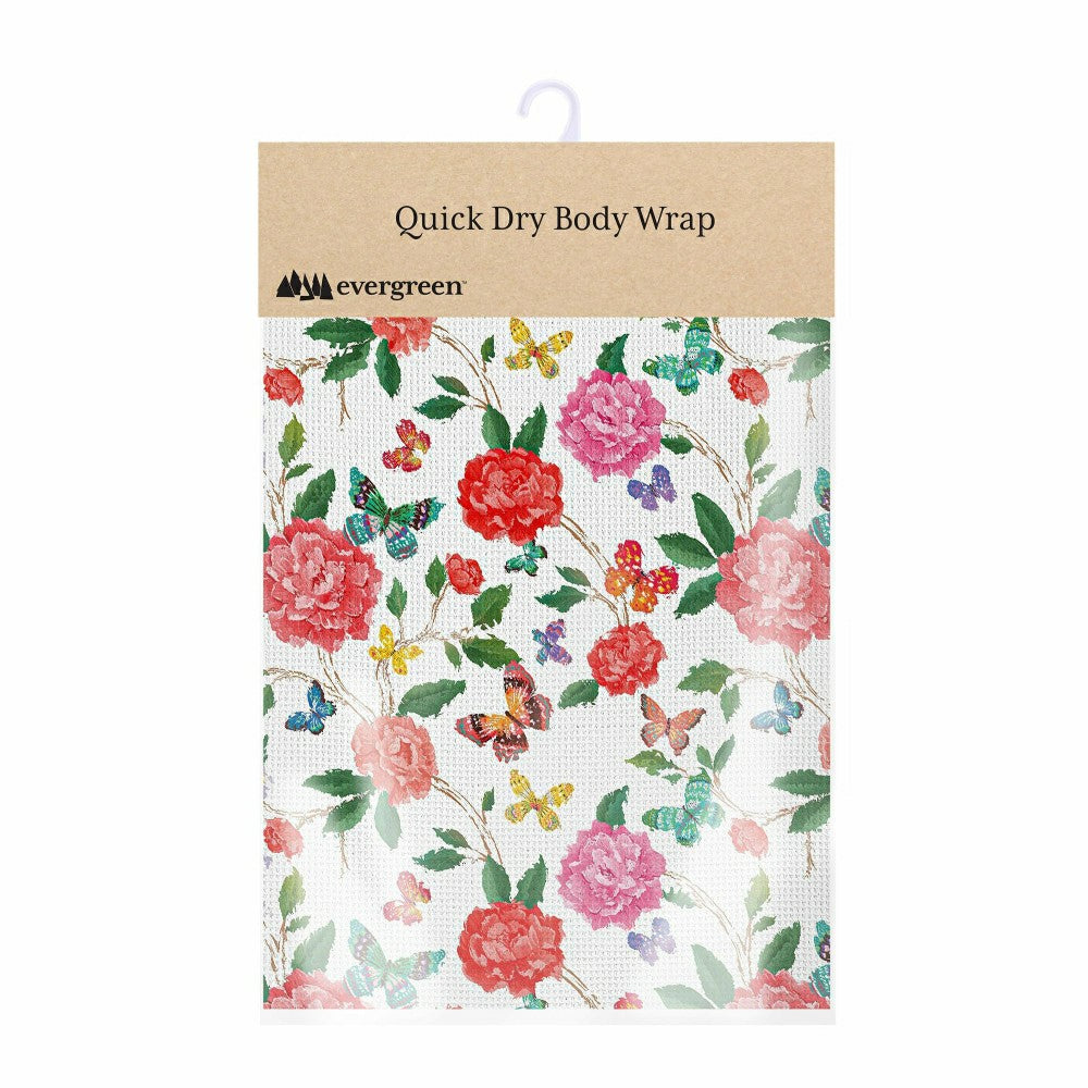 Butterfly Toile Quick Dry Body Wrap | Plow & Hearth