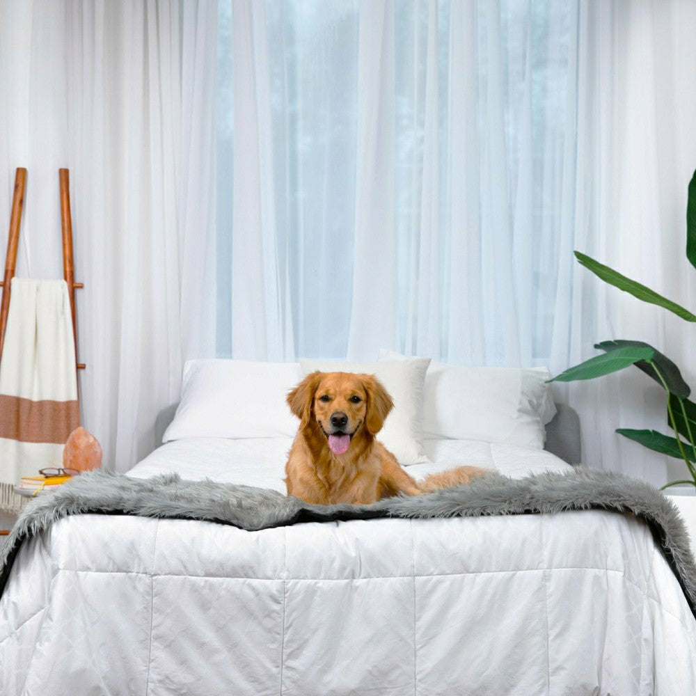 PupProtector™ Waterproof Bed Runner - Charcoal Grey | Plow & Hearth
