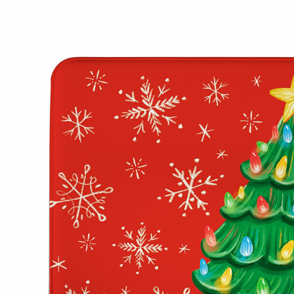 Christmas Tree Anti-Fatigue Mat, 30"x18" | Plow & Hearth