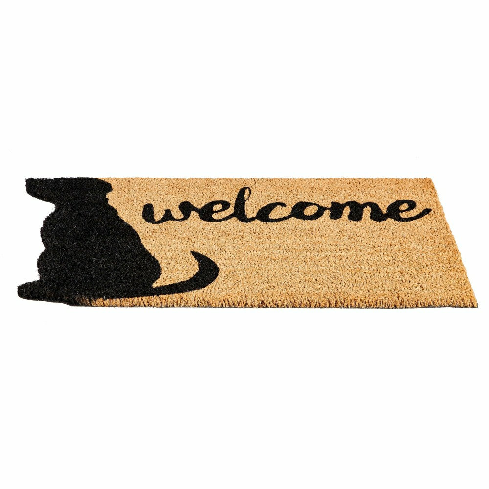 Dog Welcome Shaped Coir Mat | Plow & Hearth