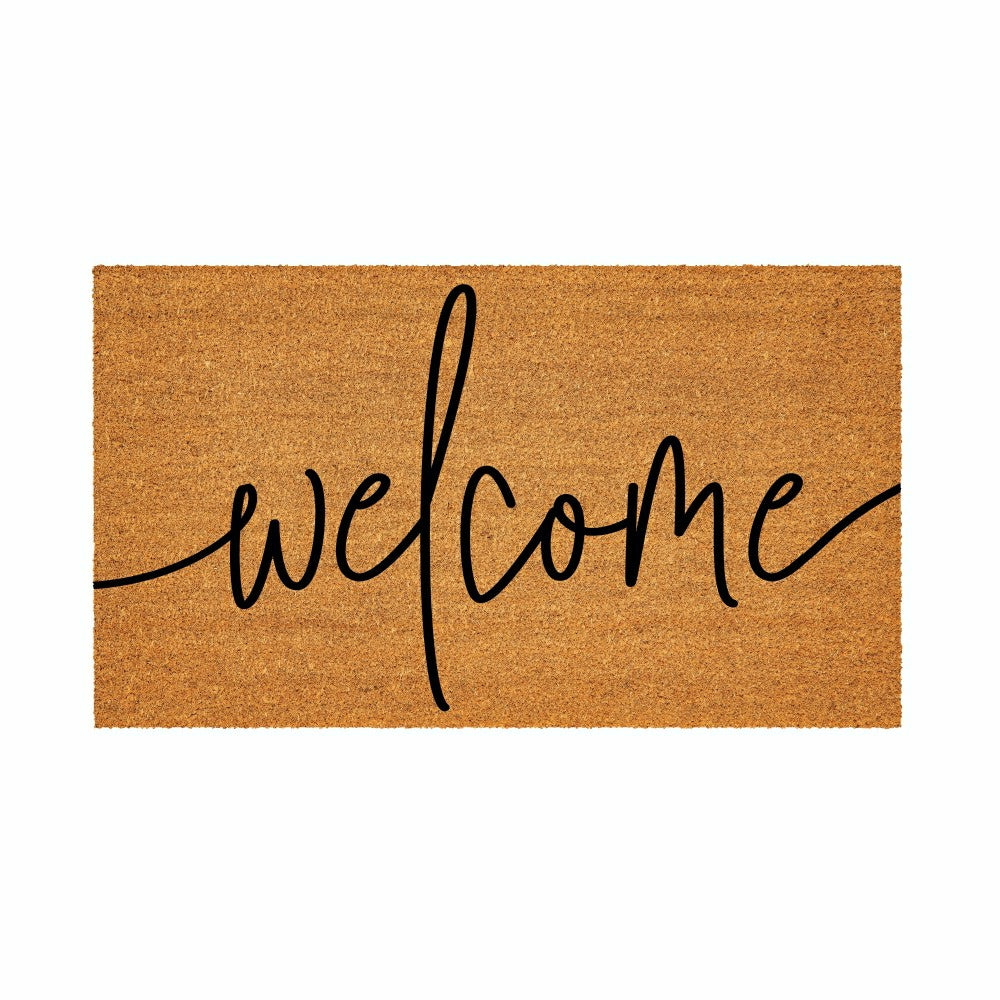 Coastal Coir Mat Welcome 28x16" | Plow & Hearth