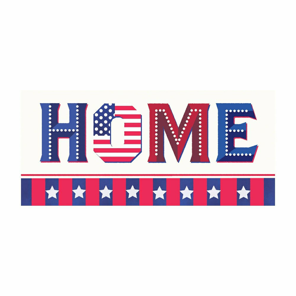 Patriotic Home Sassafras Mat | Plow & Hearth