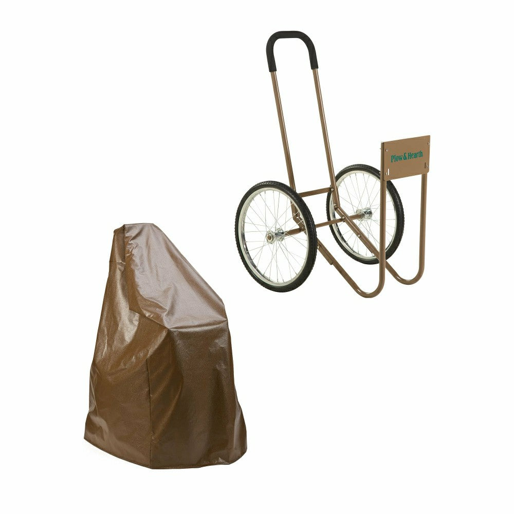 Heavy Duty Wood Caddy | Plow & Hearth