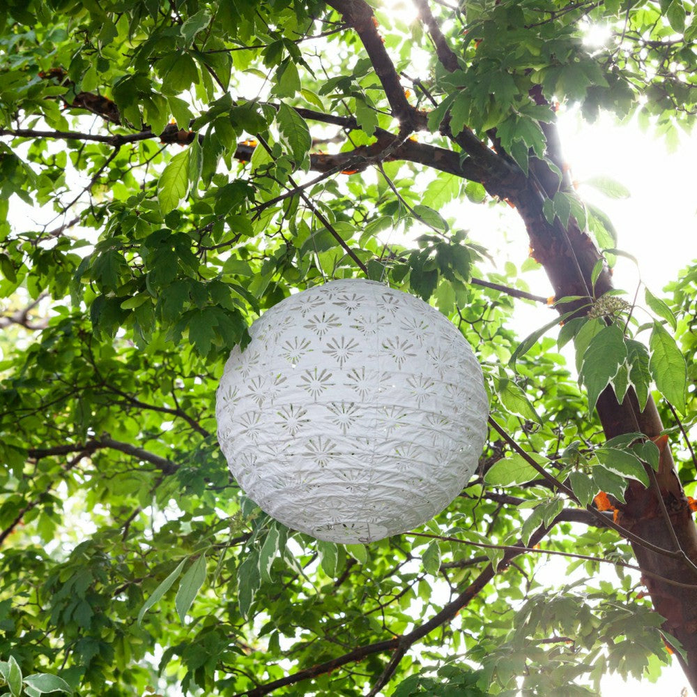 Soji Stella - Deco Globe - 12" Solar Lantern | Plow & Hearth