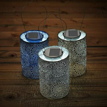 Soji Stella - Cylinder - 7.5" Solar Lantern | Plow & Hearth