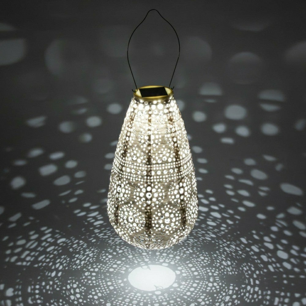 Soji Stella - Teardrop Blossom - 14" Solar Lantern | Plow & Hearth