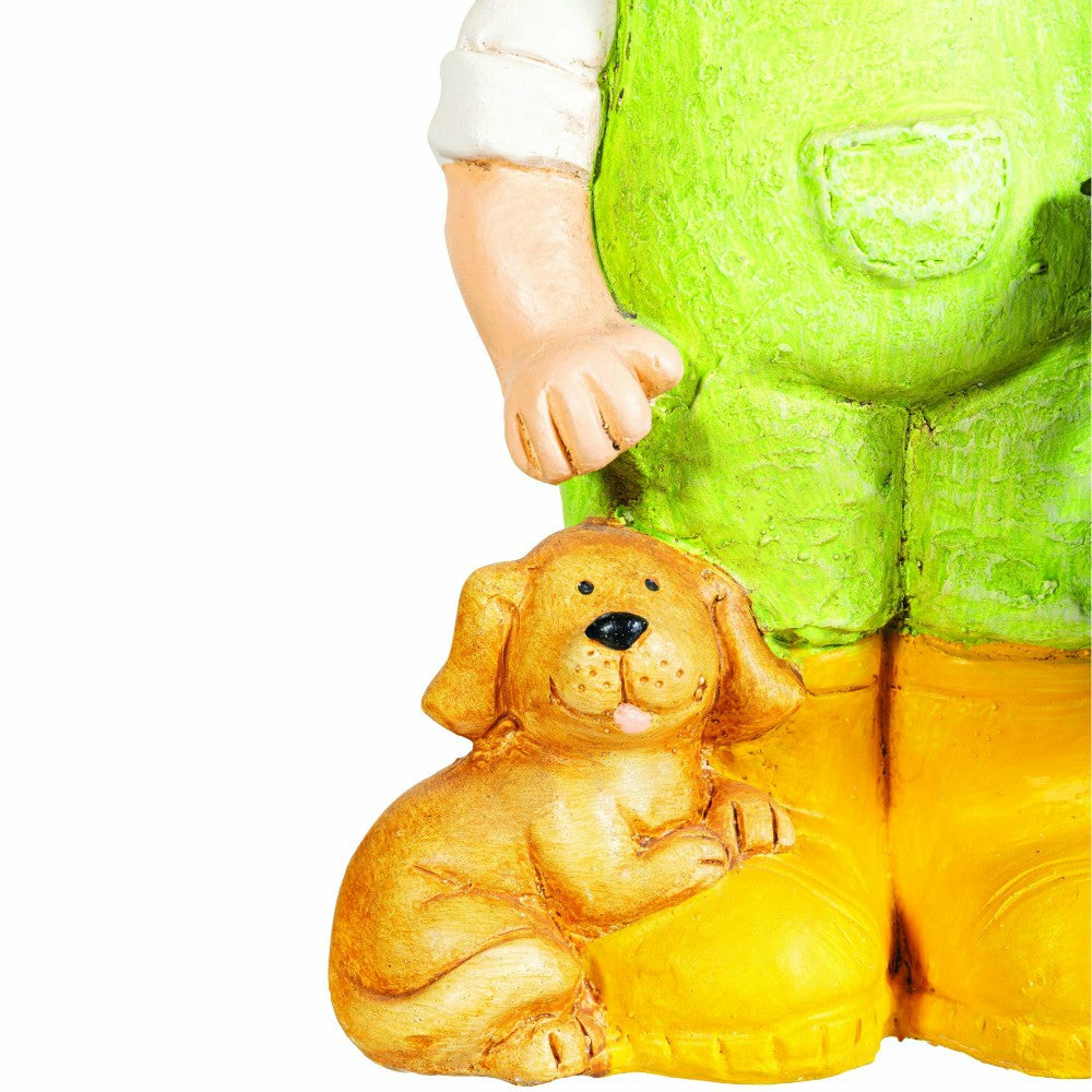 Garden Friends Statues with Lanterns, Set of 2 | Plow & Hearth