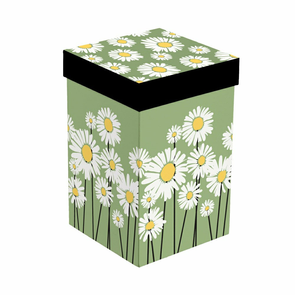 Cottage Garden Ceramic Perfect Cup, Daisies, 17oz, Gift Box | Plow & Hearth