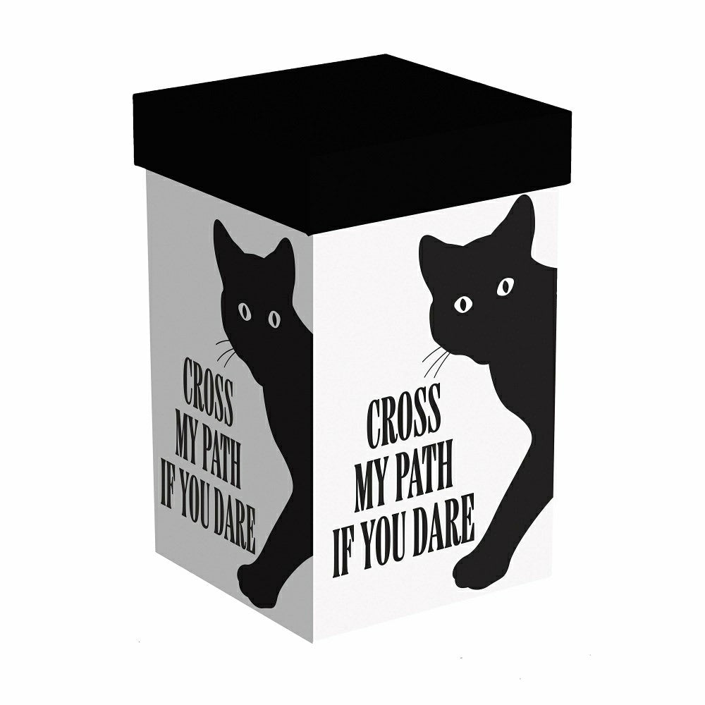 Haunted House Cat Cross My Path If You Dare Ceramic Perfect Cup, 17oz, | Plow & Hearth