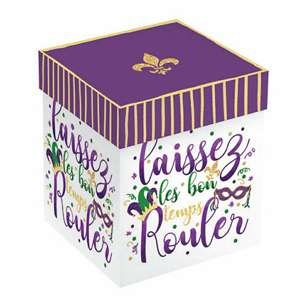 17 OZ Stemless Glass w/Box, Laissez les bon temps Rouler | Plow & Hearth