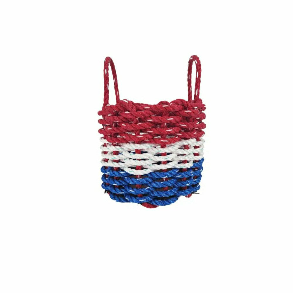 Red White and Blue Lobster Rope Basket | Plow & Hearth