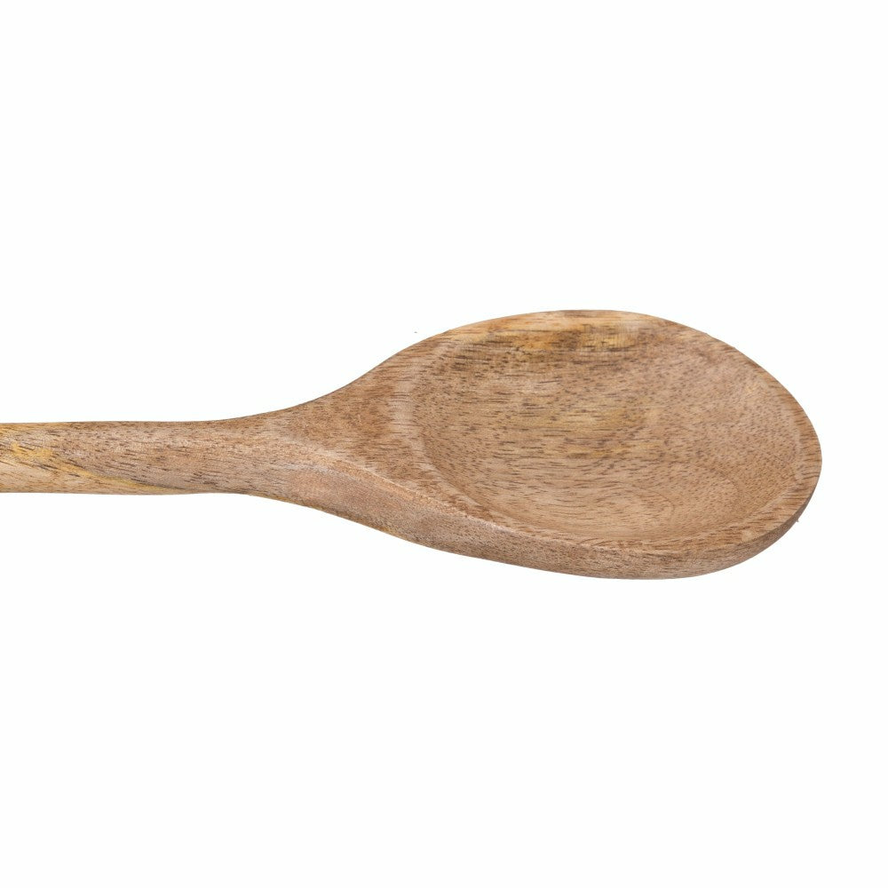 VivaStyle Gilded Meadow Wood Salad Server, 11" Set of 2 | Plow & Hearth