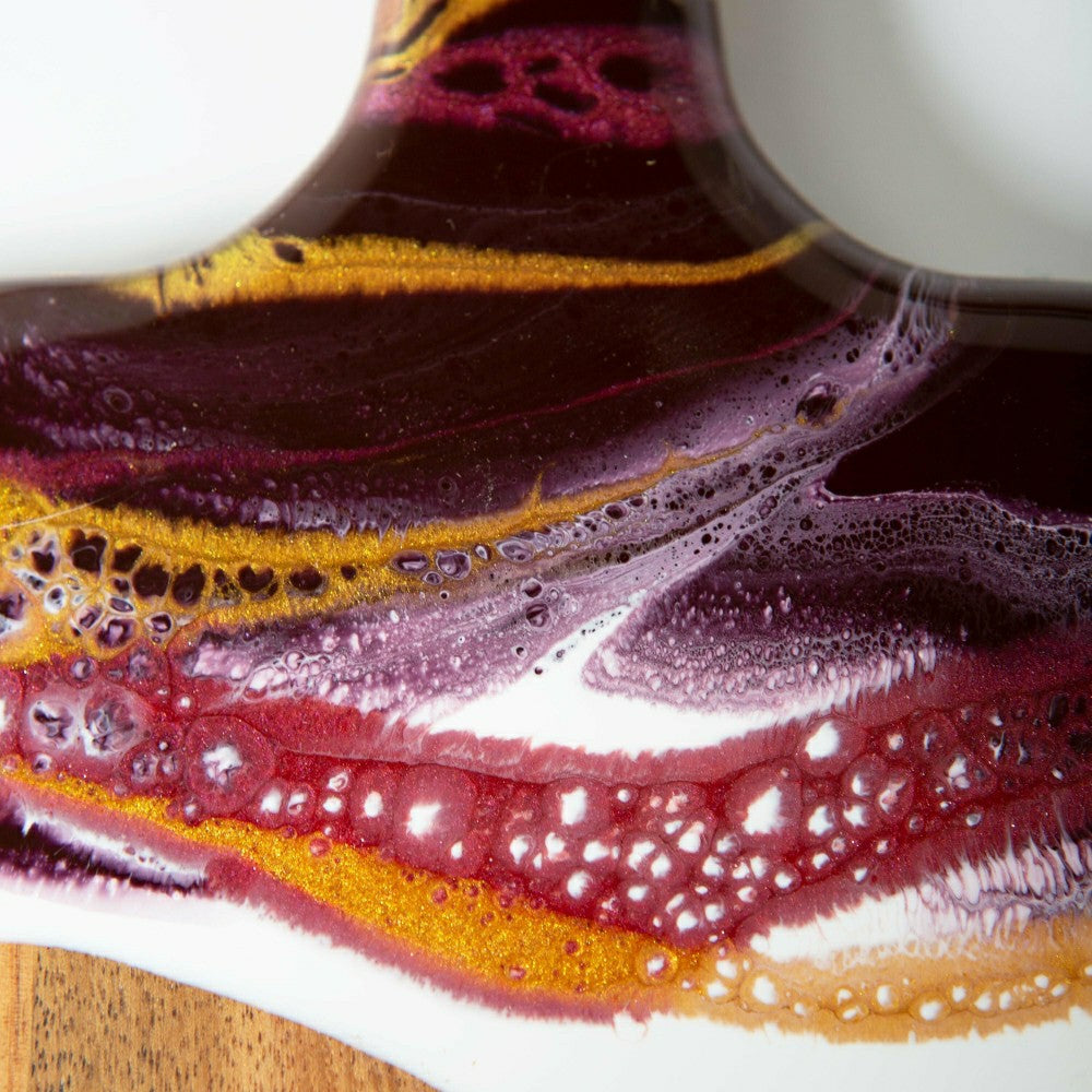 Eco-Resin Accented Baguette Board Charcuterie Tray | Plow & Hearth