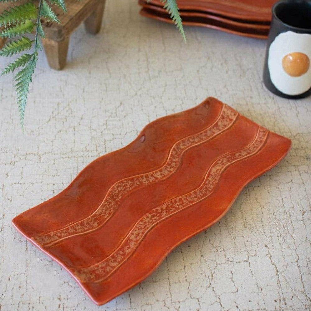 Ceramic Bacon Platter | Plow & Hearth