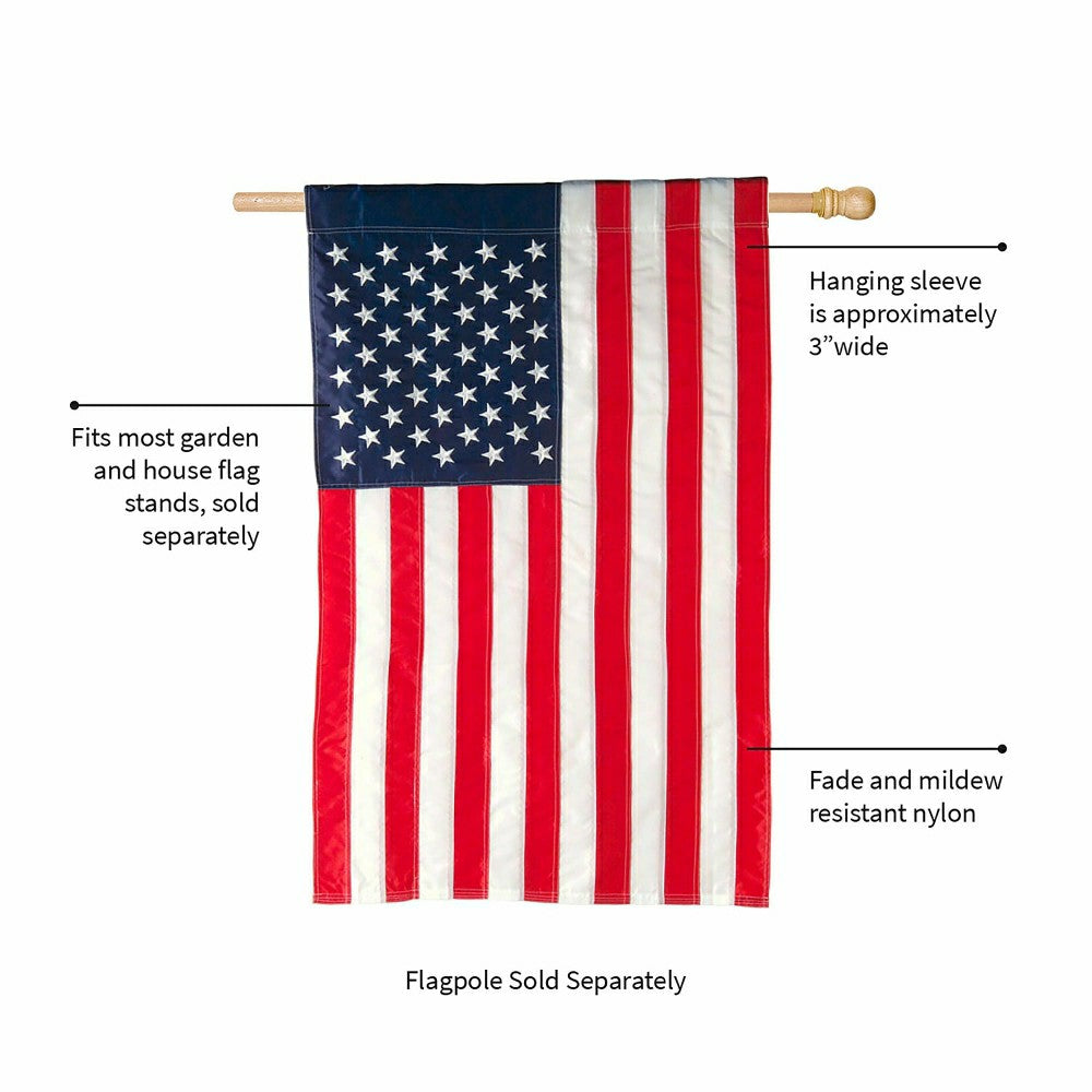 Large American Flag House Flag | Plow & Hearth