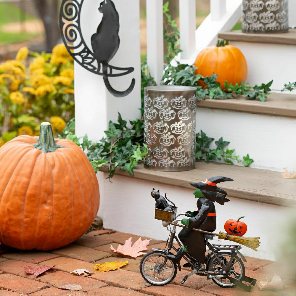 Metal Witch on a Bicycle | Plow & Hearth