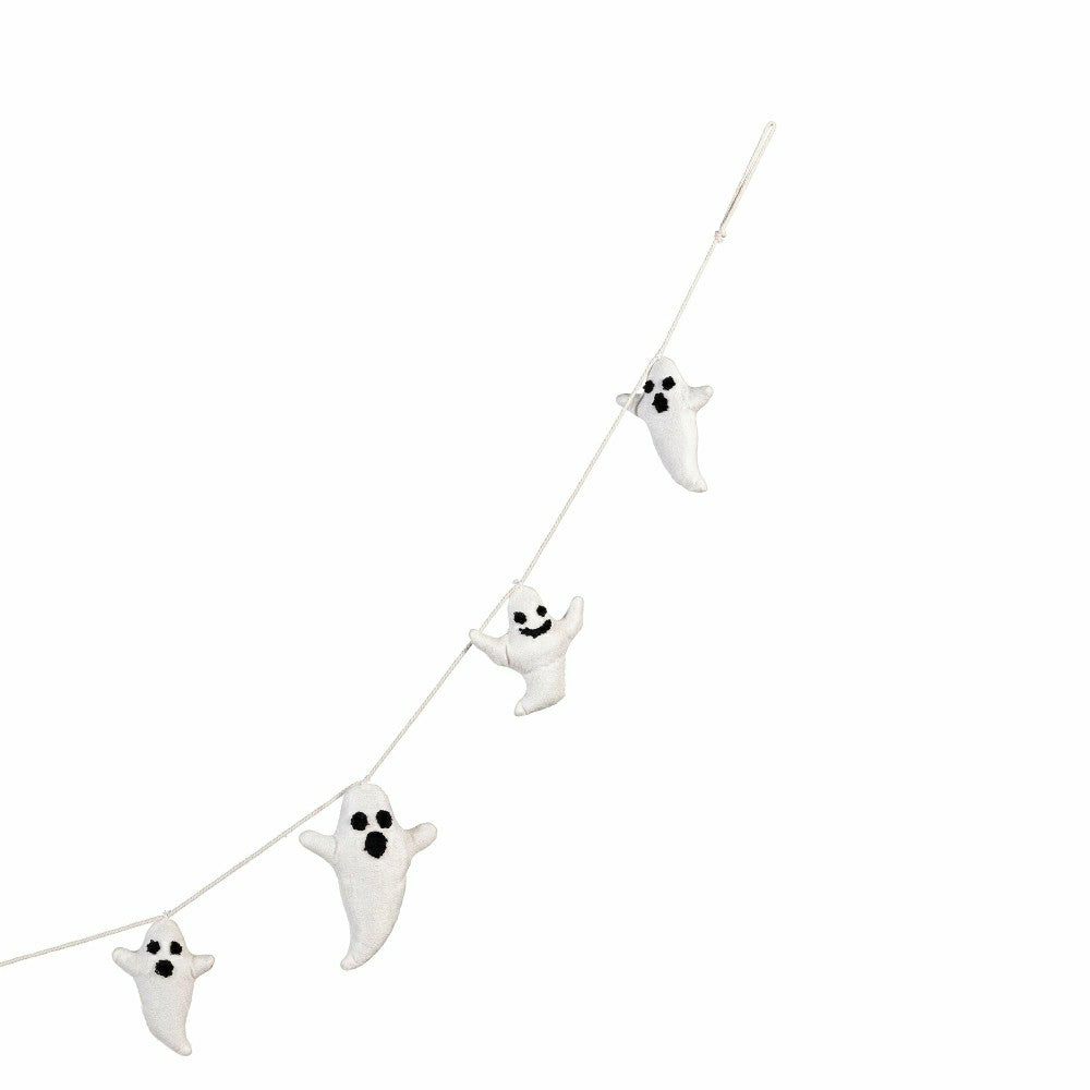 Ghost Fabric Garland, 72"L | Plow & Hearth
