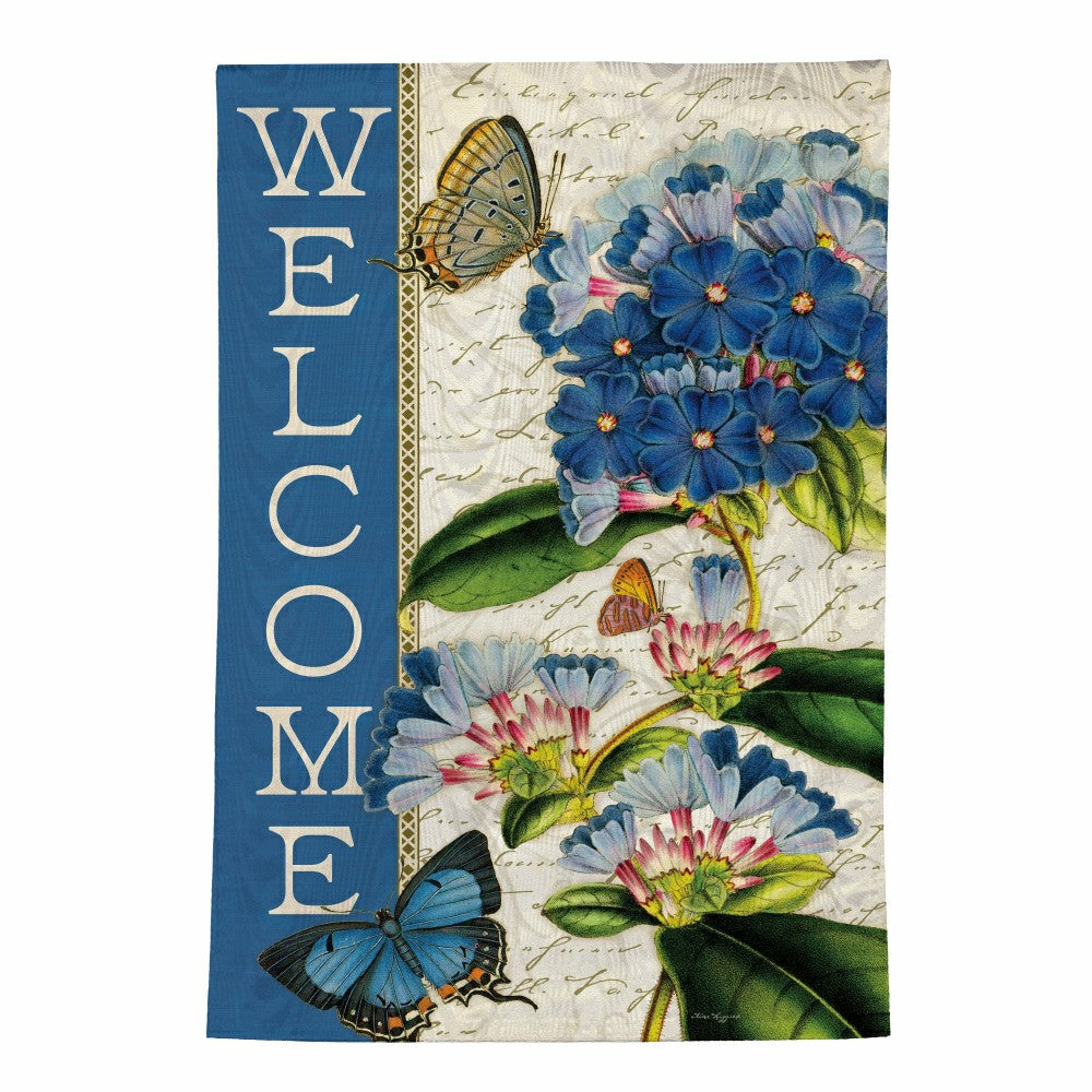 Floral Horse Welcome Moire House Flag | Plow & Hearth