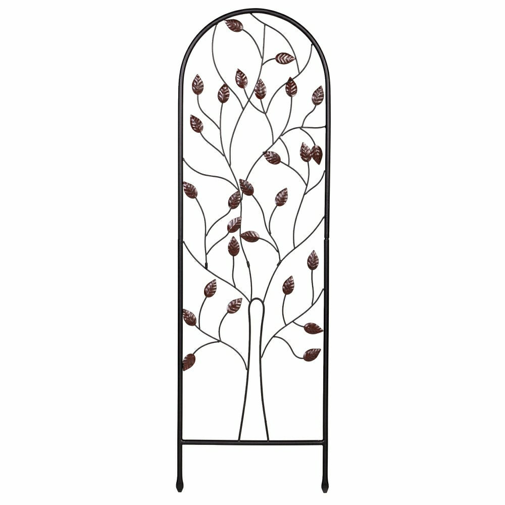 Metal Trellis with Leaves | Plow & Hearth