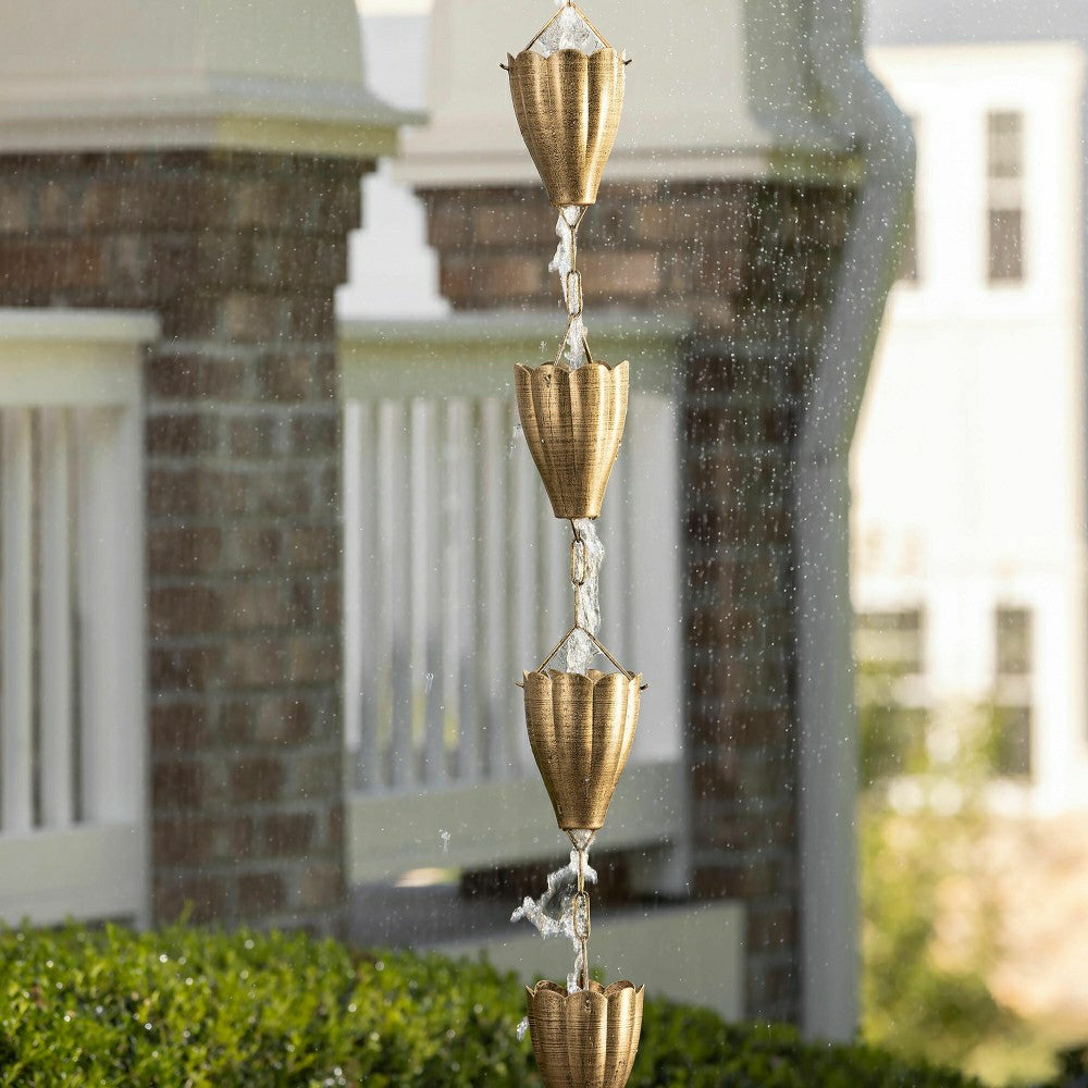 Tulip Hanging Garden Rain Chain | Plow & Hearth
