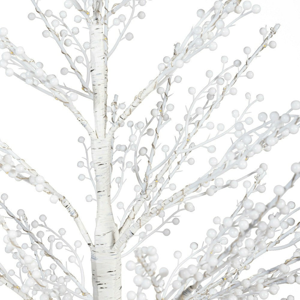 Winter Grove Tree White Berry LED Tree, 48" | Plow & Hearth
