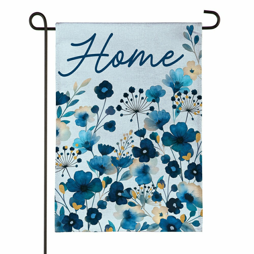 VivaStyle Gilded Meadow Burlap Garden Flag ONE | Plow & Hearth
