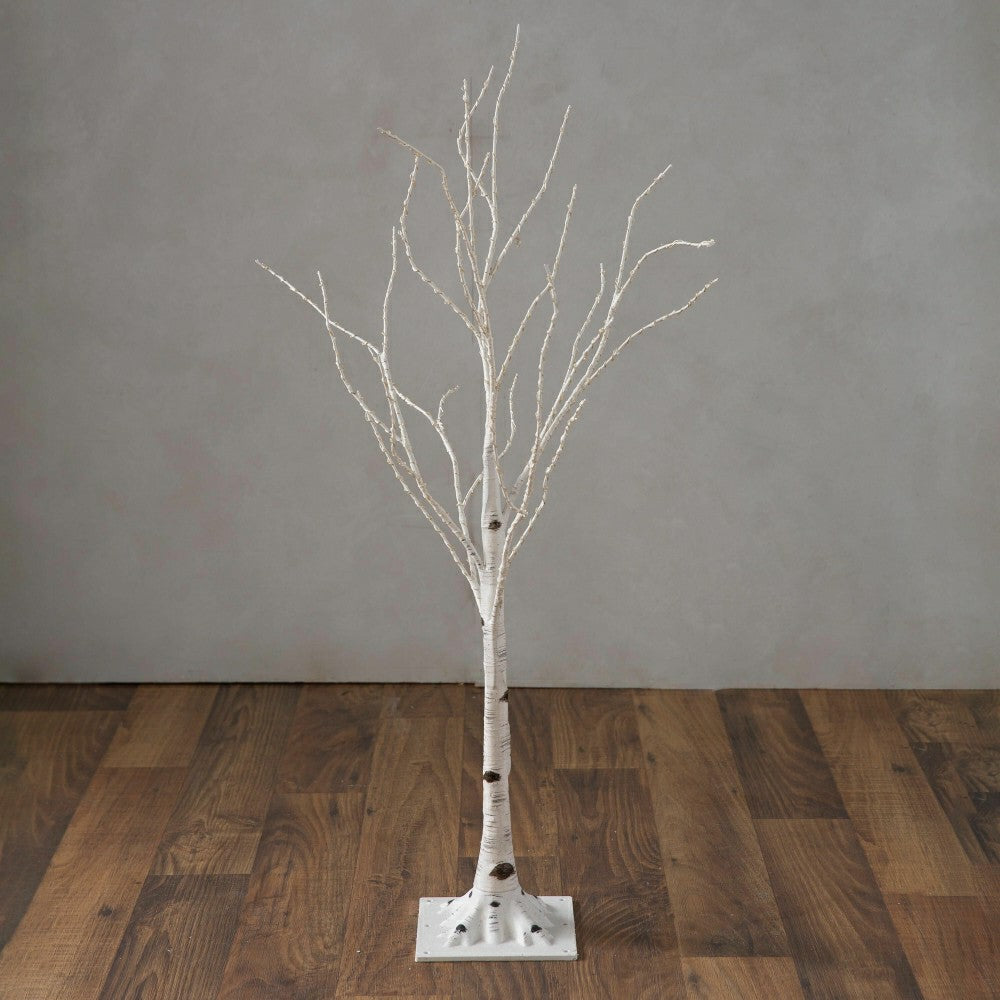 Small Indoor/Outdoor Birch Tree with 300 Warm White Lights | Plow & Hearth